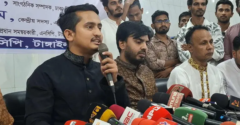 এনসিপির উত্তরাঞ্চলের মুখ্য সংগঠক সারজিস আলম